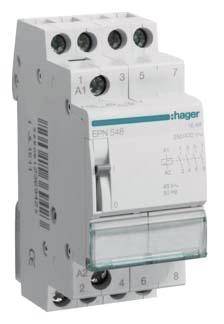 Stromstoß-Schalter Hutschiene Hager EPN548 4 Schließer 48 V/AC 16 A 1 St.