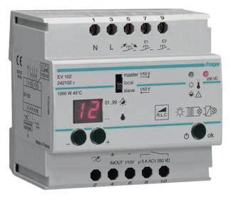 HAGER Fernschaltdimmer 20-1000W uni REG EV102 Lichtwertspeicher