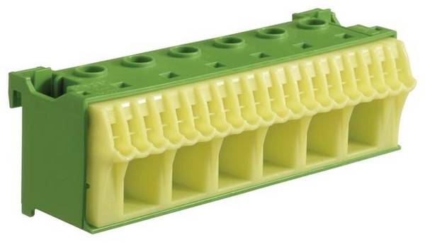 Hager KN26E KN26E PE-Klemme flexibel: 1.5-25 mm² starr: 1.5-25 mm² Polzahl: 26 1 St. Grün Piece