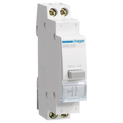 Druckschalter 16 A 230 V Hager SVN352