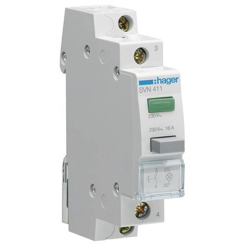 Taster Grün 16 A 230 V Hager SVN411