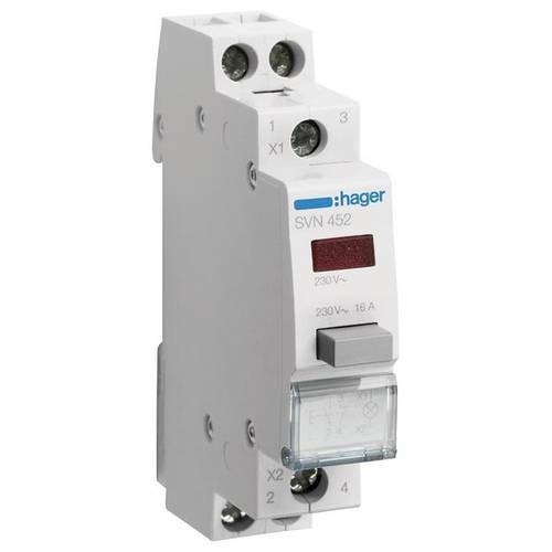 Thumbnail - Taster Rot 16 A 230 V Hager SVN452