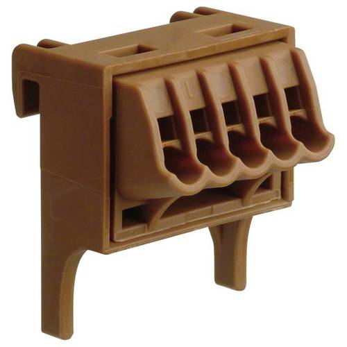 Hager VZ455P Klemme Steckanschluss Braun 10 St.