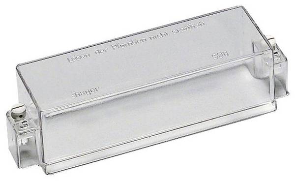 Hager U86 Hager U86 Klarsichthaube plombierbar f.Geräte bis 9PLE HxBxT 55x195x50mm Klarsichthaube 1 St.