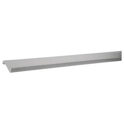 Ein langes, silbernes metallisches Profil in U-Form, das für Bauteile oder Konstruktionen verwendet wird.