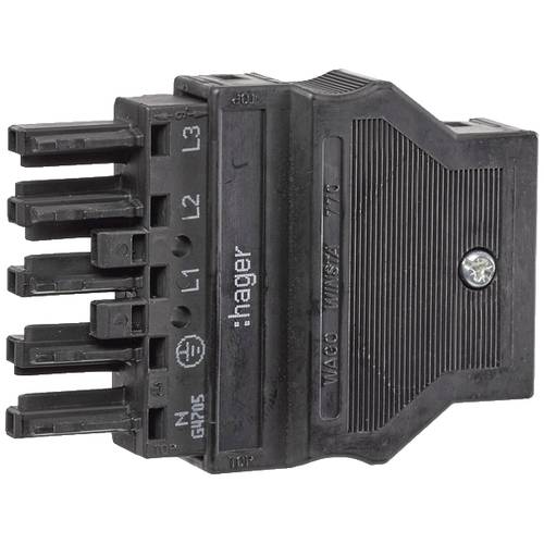 Hager Tehalit Netz-Steckverbinder - Gesamtpolzahl: 5 + PE 1 St.