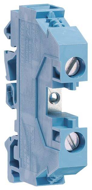 Hager KXA10N Durchgangsklemme Schrauben Blau 1 St.