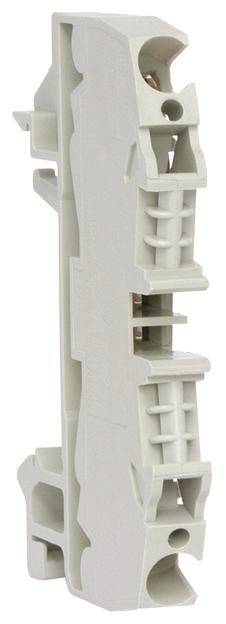 Hager KYA02LH Durchgangsklemme Steckanschluss Grau 1 St.