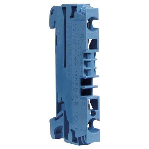 Hager KYA02NH2 Durchgangsklemme Schrauben Blau 1 St.