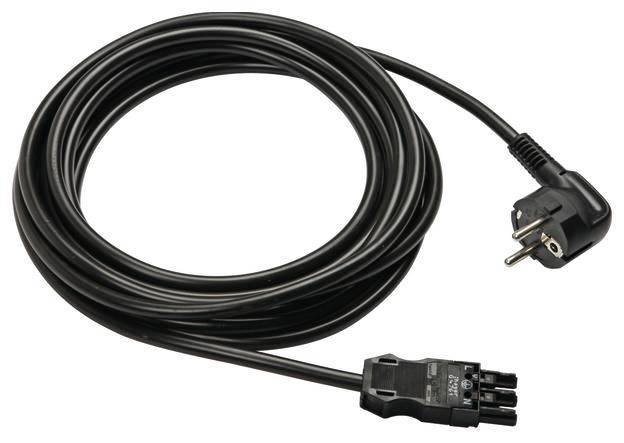 Hager Tehalit Netz-Anschlusskabel Netz-Buchse - Schutzkontakt 16 A Schwarz 5 m 1 St.
