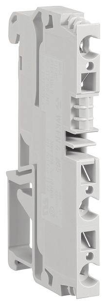 Hager KYA04LH3 Durchgangsklemme Steckanschluss Grau 1 St.