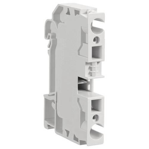 Hager KYA10LH2 Durchgangsklemme Steckanschluss Grau 1 St.