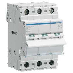 Ausschalter 3polig 63 A 3 Schließer 400 V Hager SBN363