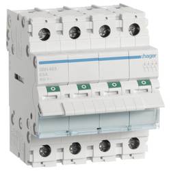 Ausschalter 4polig 63 A 4 Schließer 400 V Hager SBN463