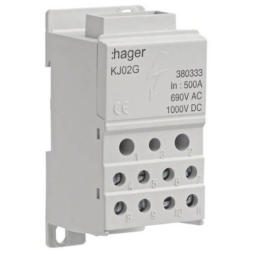 Hager KJ02G Verteilerblock Schrauben 1 St.