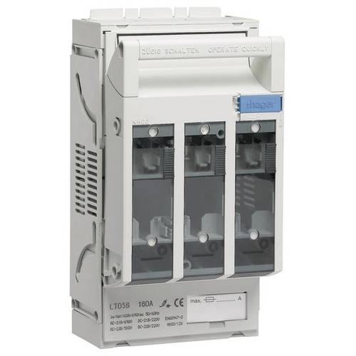 Hager LT053 Sicherungslasttrennschalter Sicherungsgröße = 00 160 A 1 St.