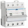 Hager AFX460D FI-Schutzschalter/Leitungsschutzschalter 4polig 10 A 0.3 A 400 V
