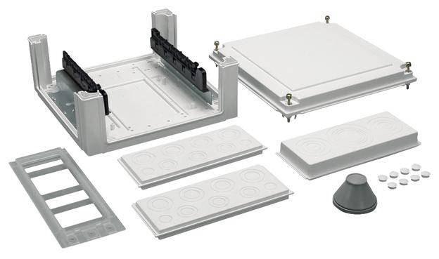 Hager U84S4N Kabelanschlusskasten Mehrfarbig 5polig 1 St.