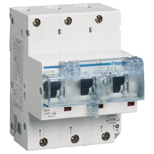 Thumbnail - Hager HTN380E Hauptleitungsschutzschalter 80 A 400 V