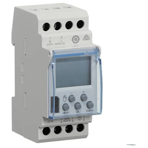 Hager neu Hutschienen-Zeitschaltuhr digital