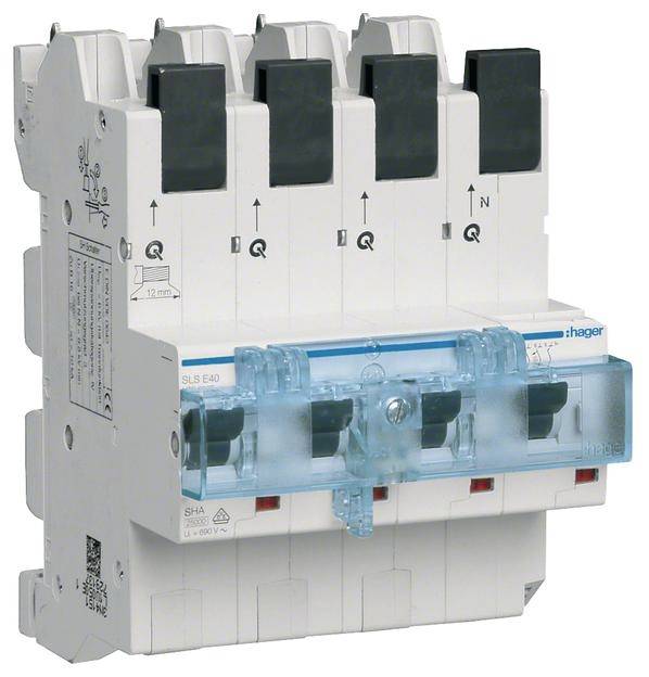 Hager HTS640E Hauptleitungsschutzschalter 4polig 40 A 400 V