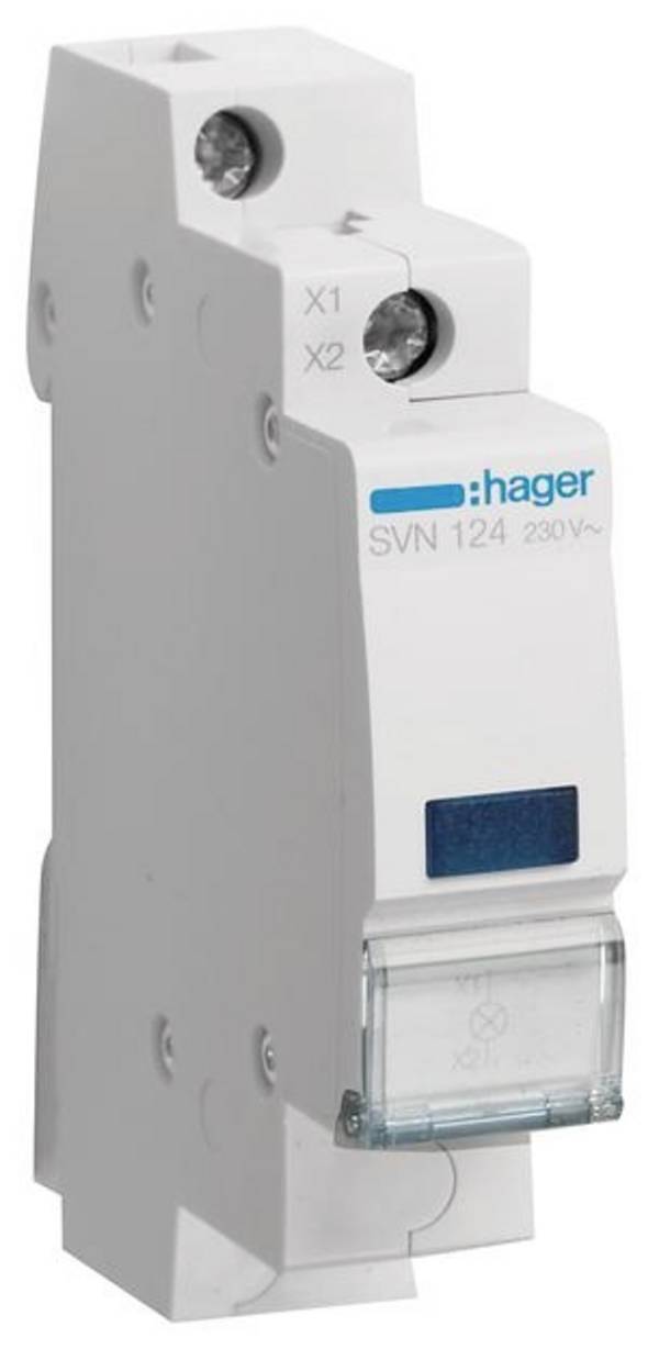 Leuchtmelder Blau 230 V Hager SVN124