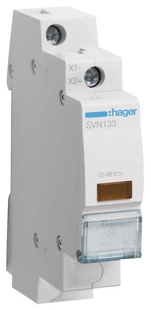 Leuchtmelder Orange 48 V Hager SVN133