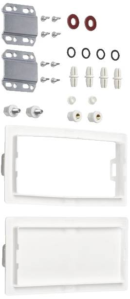 Hager FZ442B Verbindungsset Grau 1 St.