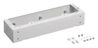 Hager FZ612EN Sockel Stahl Weiß 1 St.