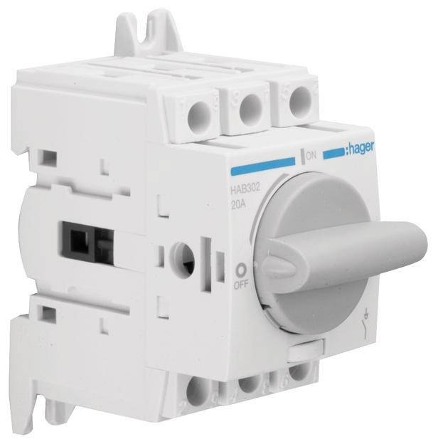 Hager HAB302 Lasttrennschalter 3polig 20 A 415 V