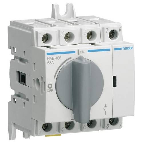 Hager HAB406 Lasttrennschalter 4polig 63 A 415 V