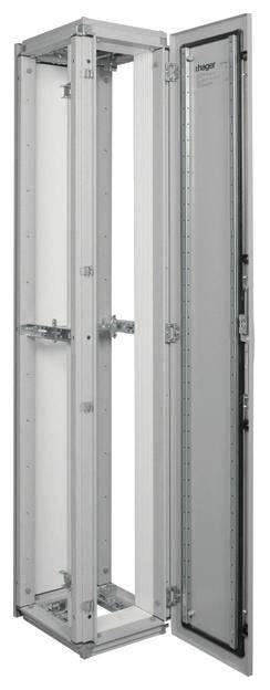 Hager Anreihstandschrank 360 x 1900 x 400 Stahl, Kunststoff Lichtgrau (RAL 7035) 1 St.