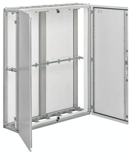 Hager Anreihstandschrank 1610 x 1900 x 400 Stahl, Kunststoff Lichtgrau (RAL 7035) 1 St.