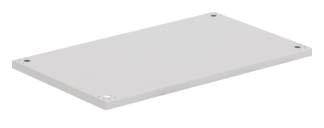 Hager FZ751D Verschlussplatte (B x H) 350 mm x 20 mm Stahl Grau 1 St.