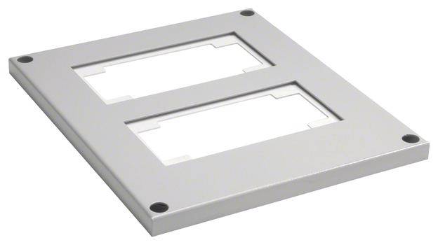 Hager FZ891SD Verschlussplatte (B x H) 350 mm x 20 mm Stahl Grau 1 St.