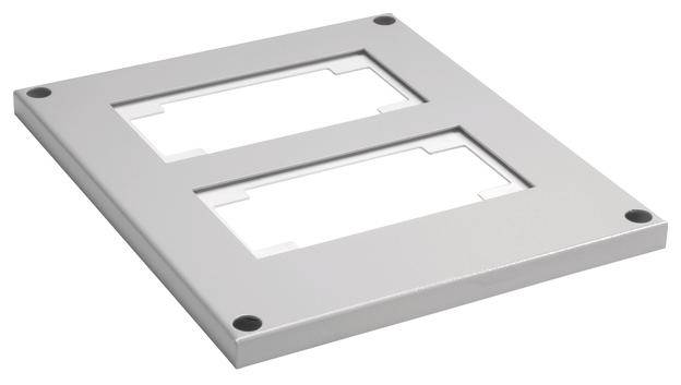 Hager FZ896SD Verschlussplatte (B x H) 1600 mm x 20 mm Stahl Grau 1 St.