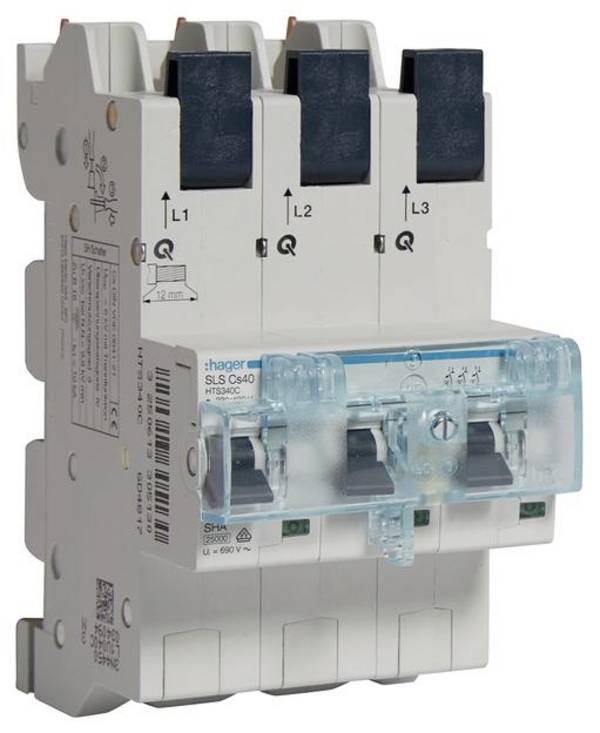 Hager HTS340C HTS340C Hauptleitungsschutzschalter 40 A 400 V