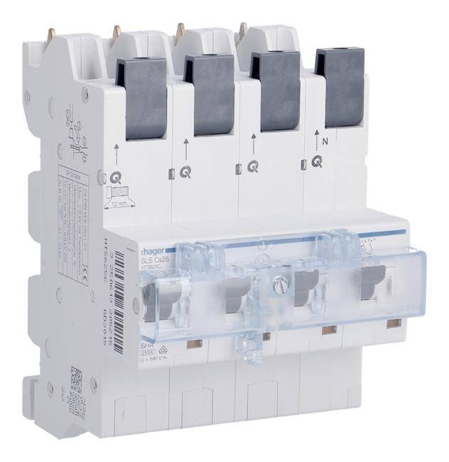 Hager HTS625C Hauptleitungsschutzschalter 4polig 25 A 400 V
