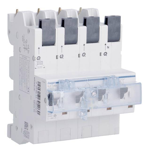 Hager HTS663C Hauptleitungsschutzschalter 4polig 63 A 400 V