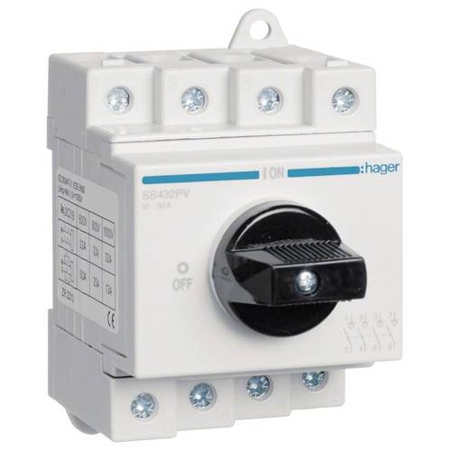 Hager SB432PV Ausschalter 4polig 32 A 1000 V 1 St.