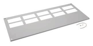 Hager FZ745D Verschlussplatte (B x H) 1350 mm x 20 mm Stahl Grau 1 St.