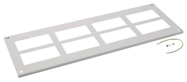 Hager FZ894D Verschlussplatte (B x H) 1100 mm x 20 mm Stahl Grau 1 St.