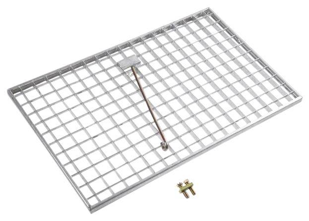 Hager ZAY90266 Bodenrost (B x H) 590 mm x 45 mm Stahl 1 St.