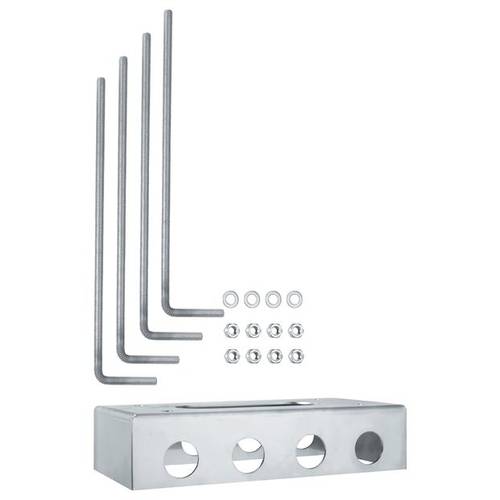 Hager XEV428 E-Ladestation Bodensockel (B x H) 175 mm x 400 mm Stahl 1 St.