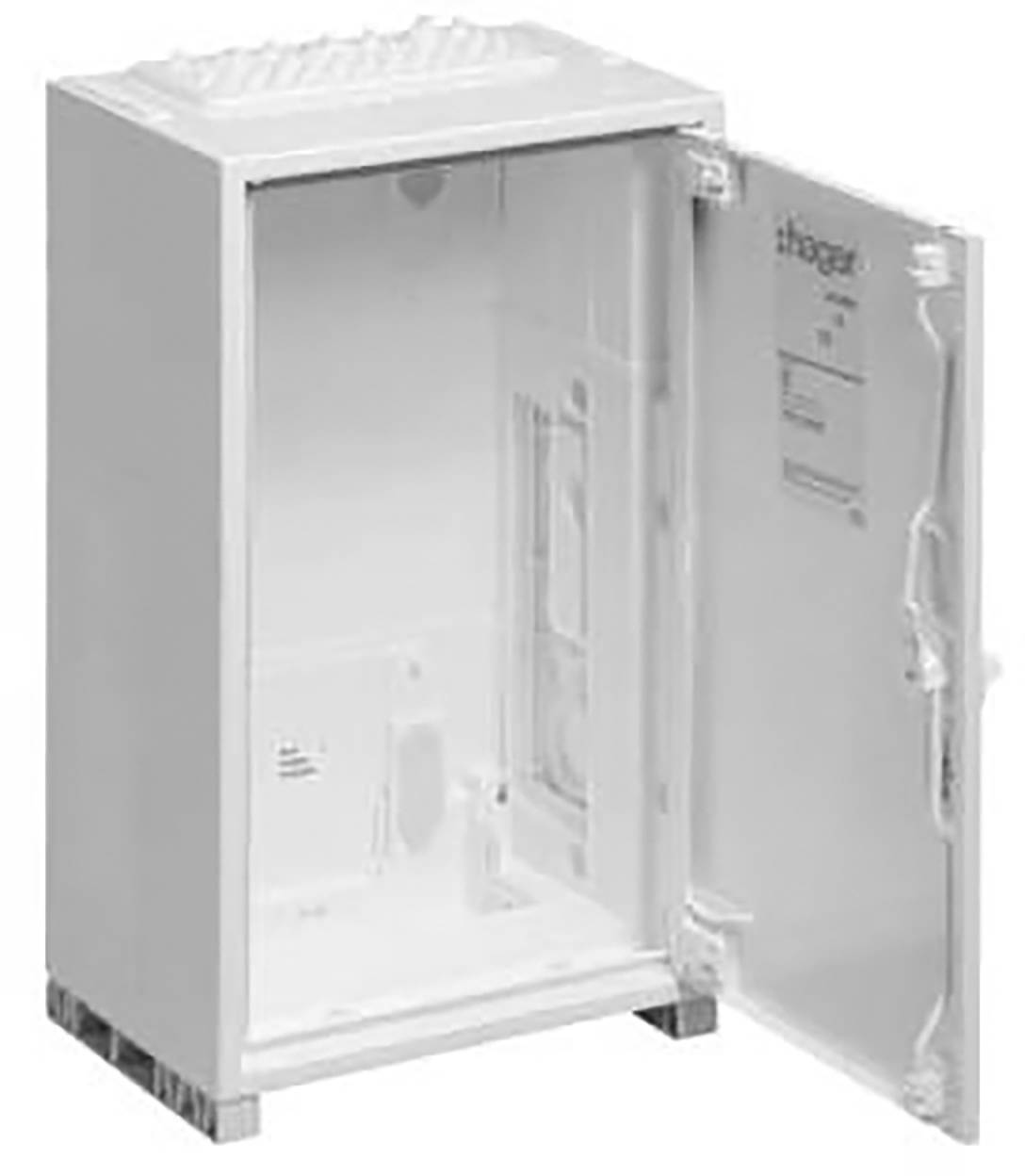 Hager Schrank 300 x 500 x 205 Stahl Reinweiß (RAL 9010) 1 St.