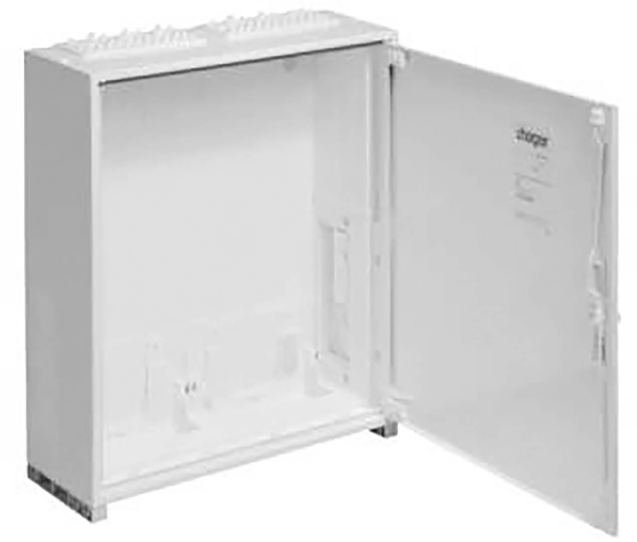 Hager Schrank 550 x 650 x 205 Stahl Reinweiß (RAL 9010) 1 St.