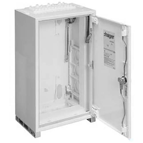 Hager Schrank 800 x 800 x 205 Stahl Reinweiß (RAL 9010) 1 St.