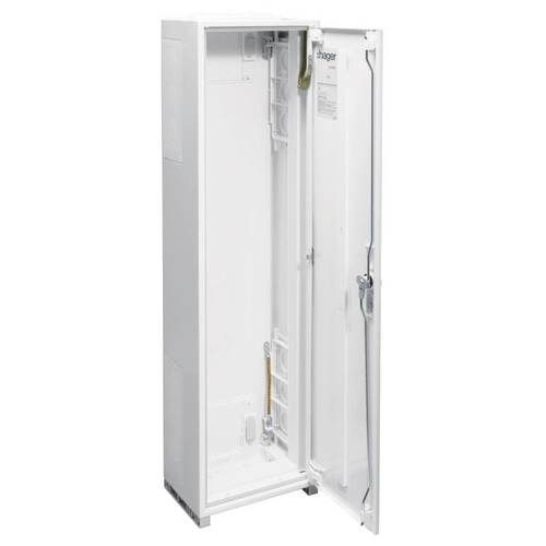 Hager Schrank 1300 x 1700 x 205 Stahl Reinweiß (RAL 9010) 1 St.