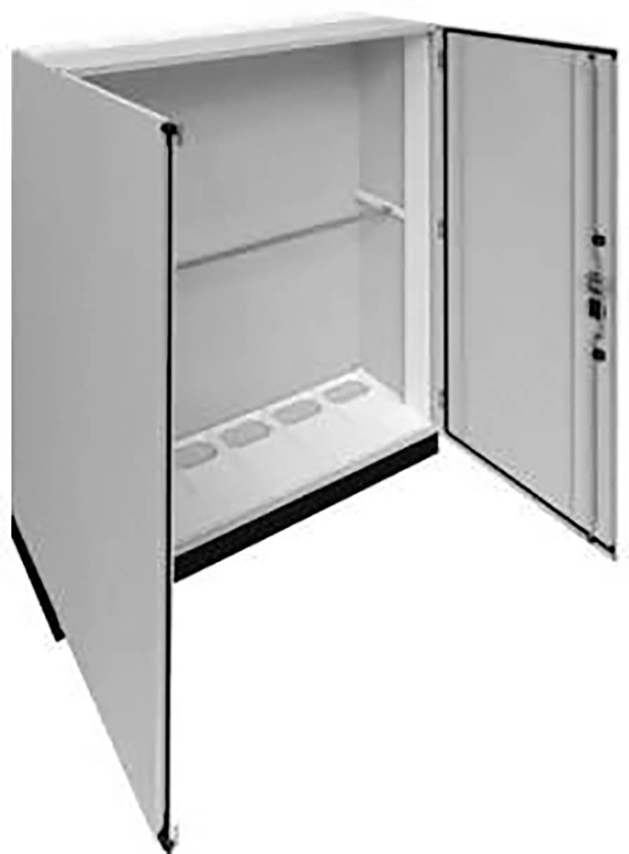 Hager Schrank 1550 x 1950 x 400 Stahl Lichtgrau (RAL 7035) 1 St.