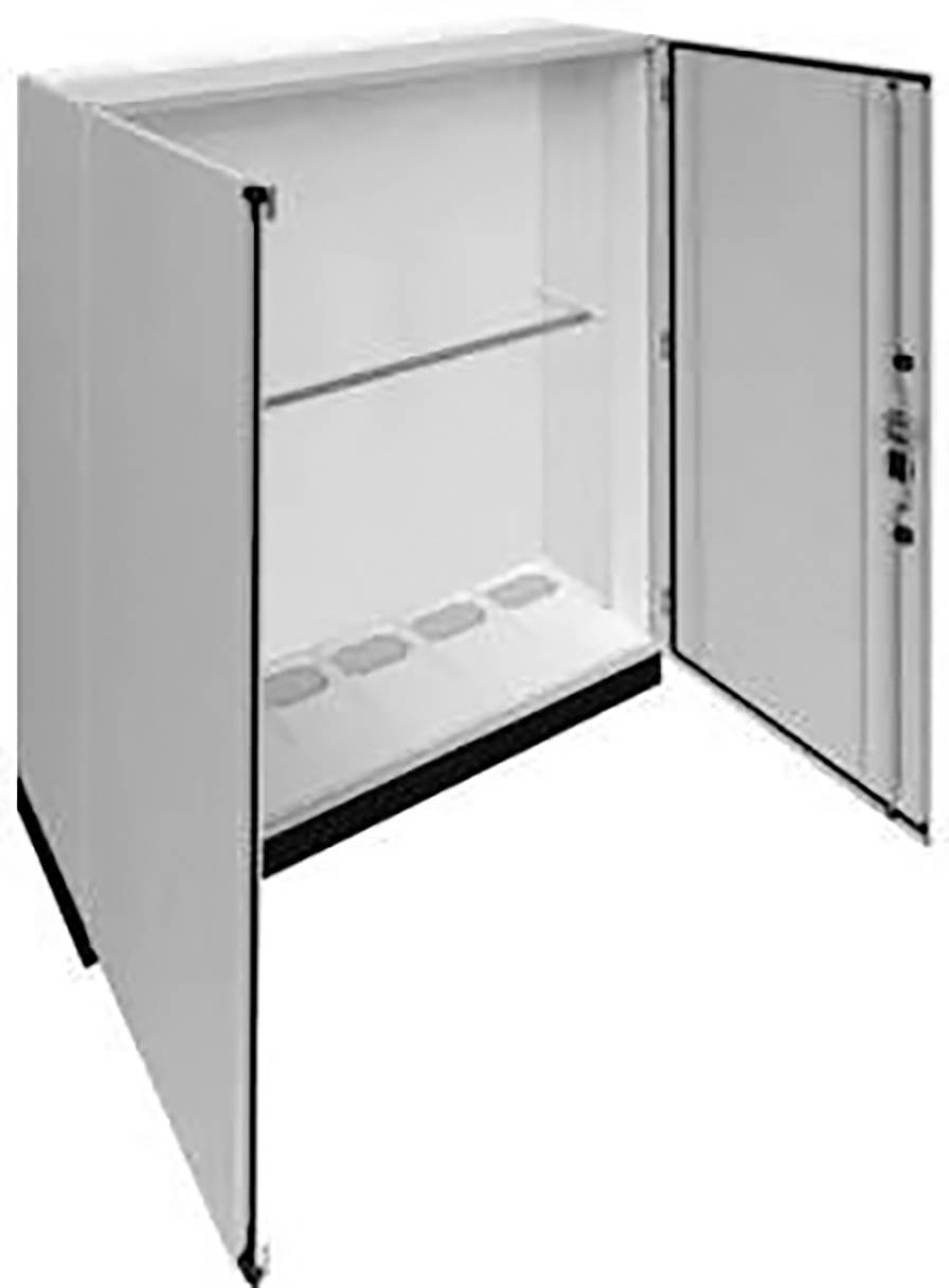 Hager Schrank 1550 x 1950 x 400 Stahl Lichtgrau (RAL 7035) 1 St.